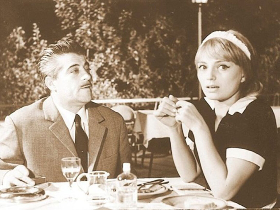 Нейчо Попов и Невена Коканова в "Мъже в командировка" (1969)