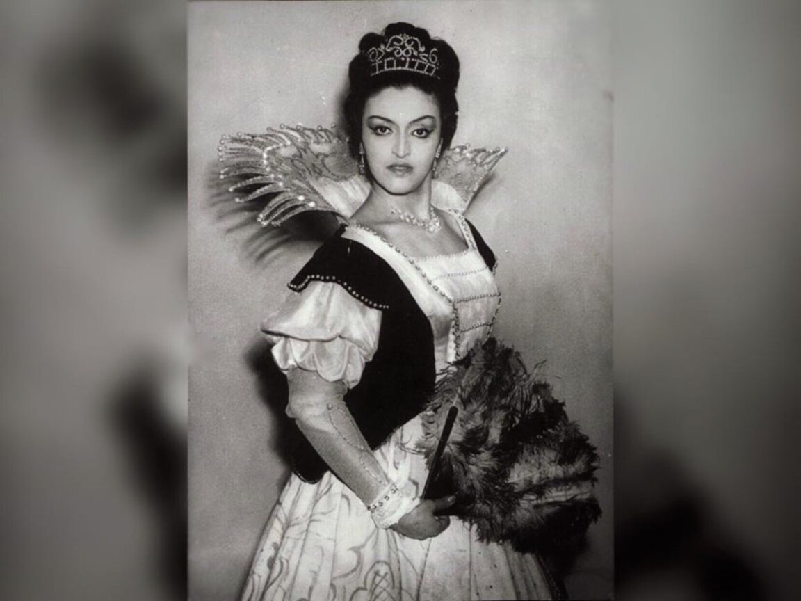 В ролята на Марина Мнишек от "Борис Годунов" на Мусоргски