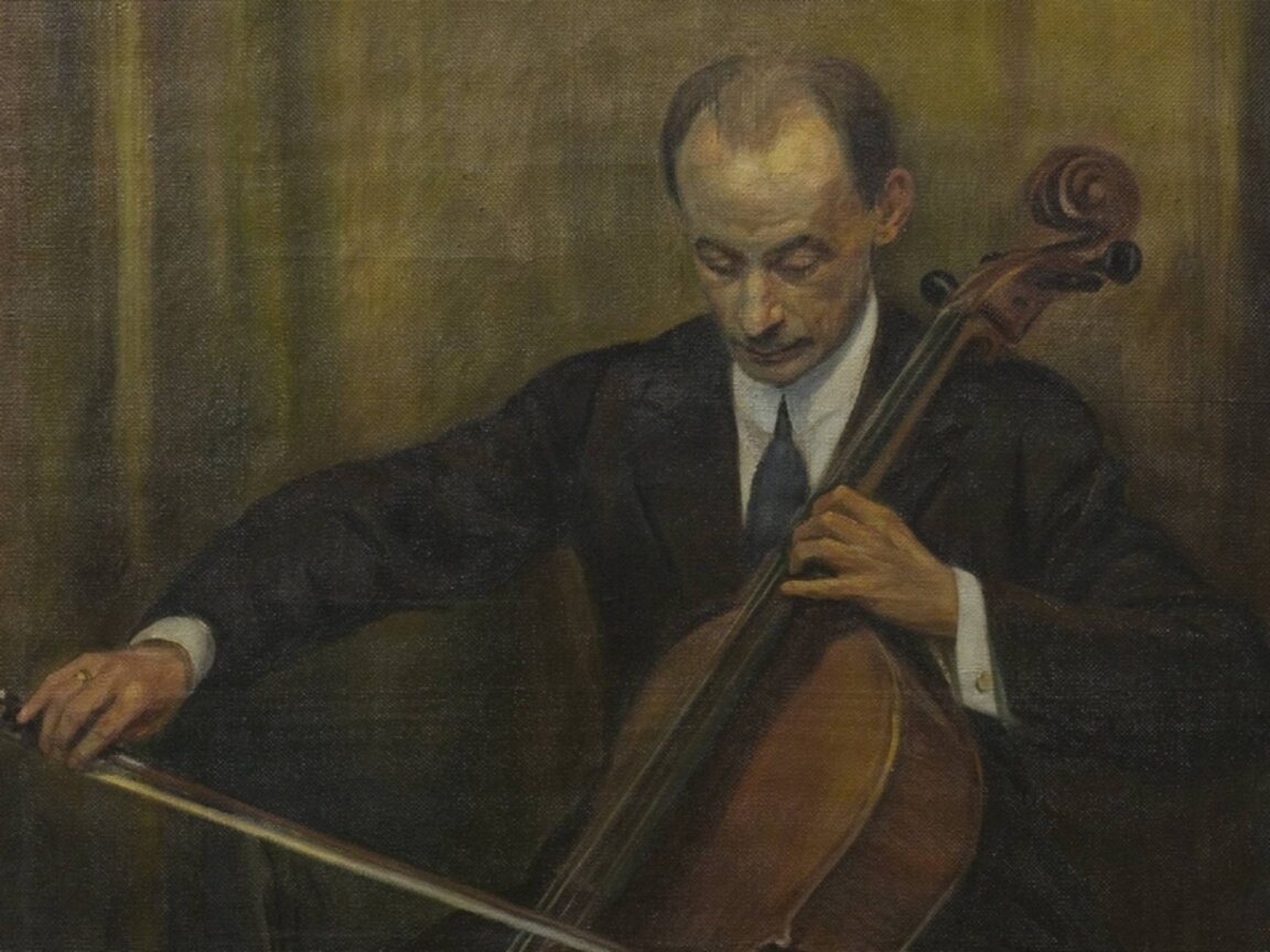 Портрет на Иван Цибулка, автор: Борис Денев, частна колекция