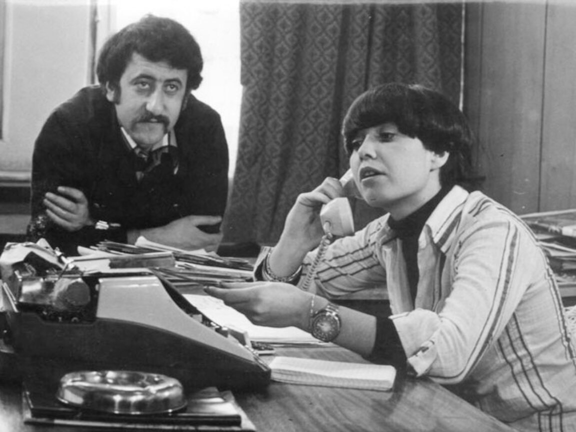 Велко Кънев и Пепа Николова във филма „Светъл пример“ (1976) на режисьора Иван Андонов