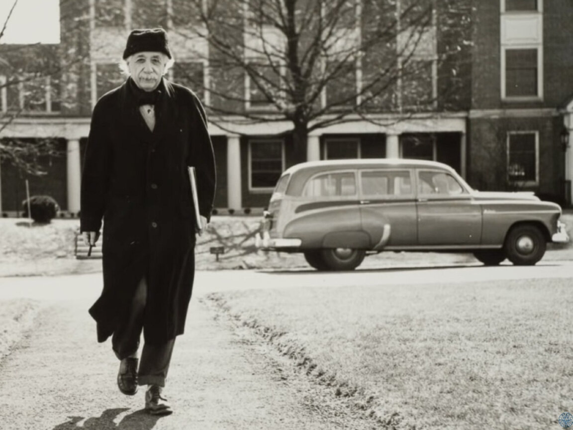 Айнщайн в Принстън, САЩ