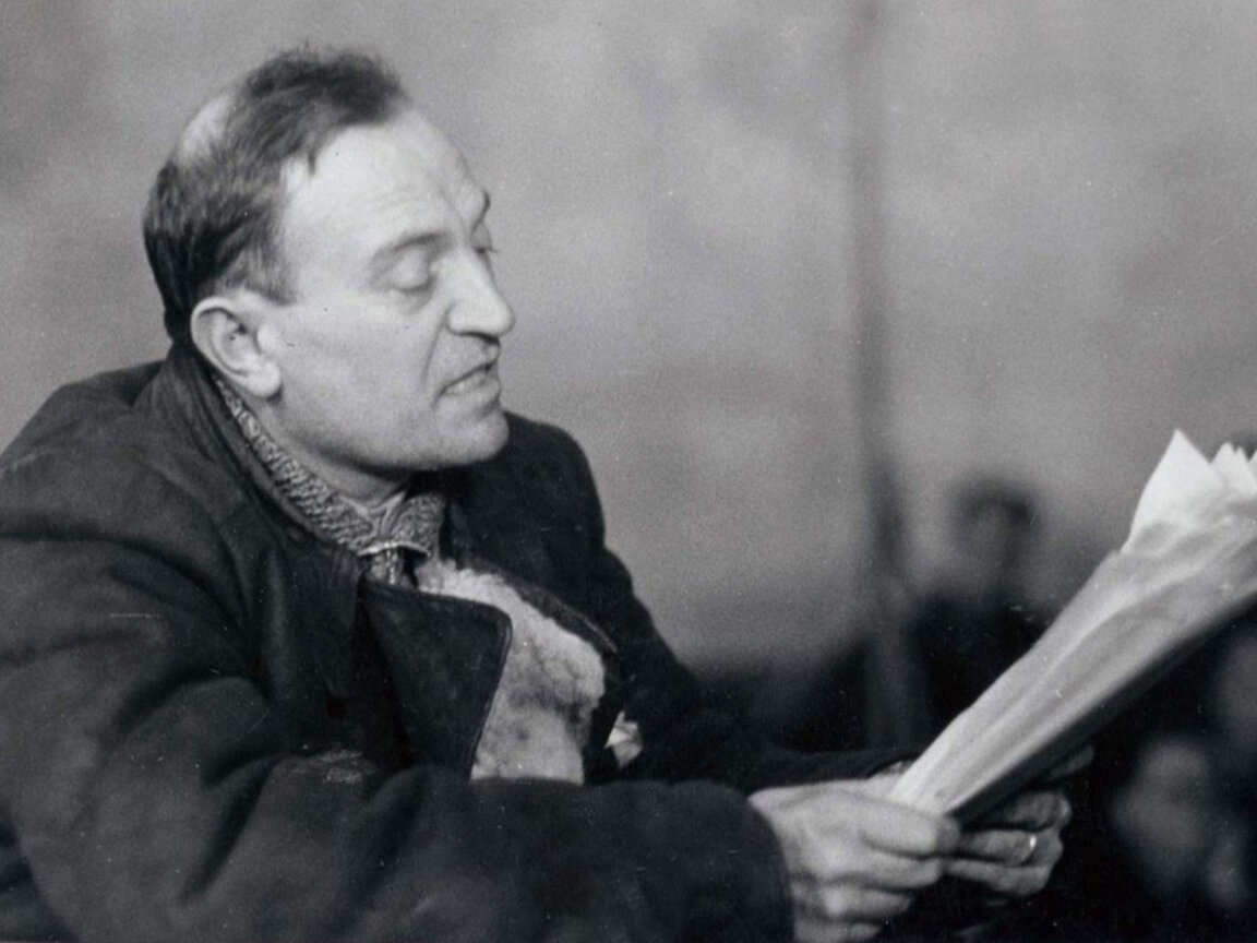 Подсъдимият Иван Багрянов пред Първи състав на Народния съд в София. ЦДА, фонд 1365, оп. 1, а.е. 3720