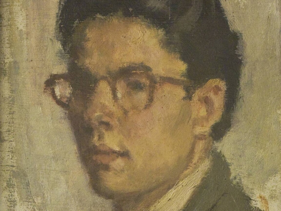 Автопортрет на Никола Гюзелев, частна колекция