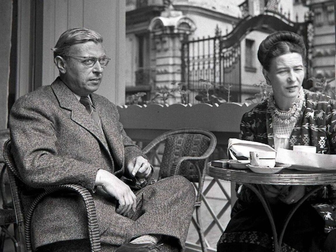 Жан-Пол Сартр и Симон дьо Бовоар