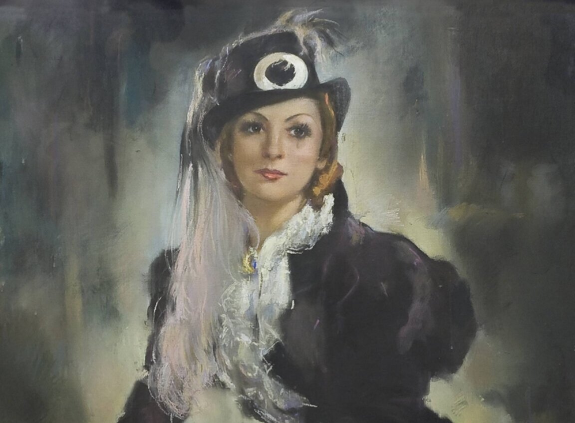 Портрет на Мими Балканска, автор: Евгений Вашченко, НЦМТ