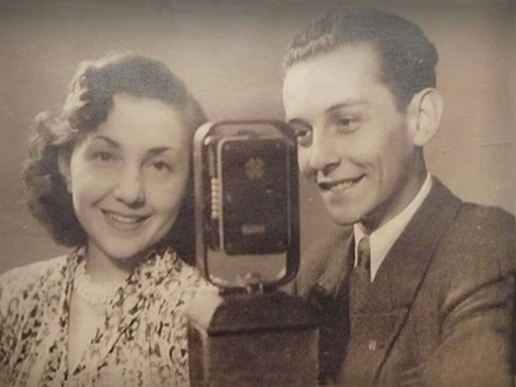 Енчо Багаров като говорител в Радио София, 1941 г.