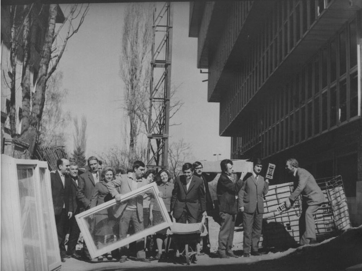 Новата сграда на БНР, 1972 година