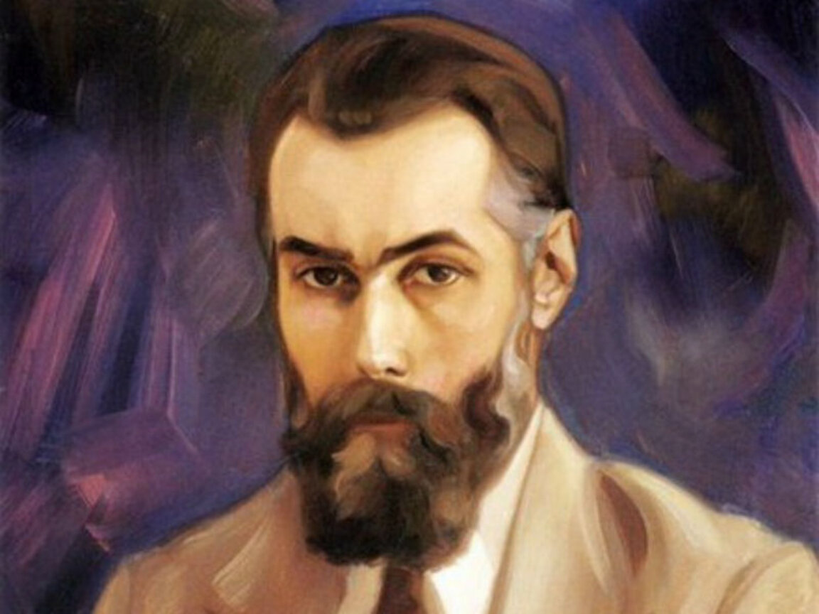 Святослав Рьорих - автопортрет, фрагмент