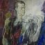 Портрет на Минчо Минчев, 1993 г., автор: Светлин Русев, ателие-колекция на Светлин Русев